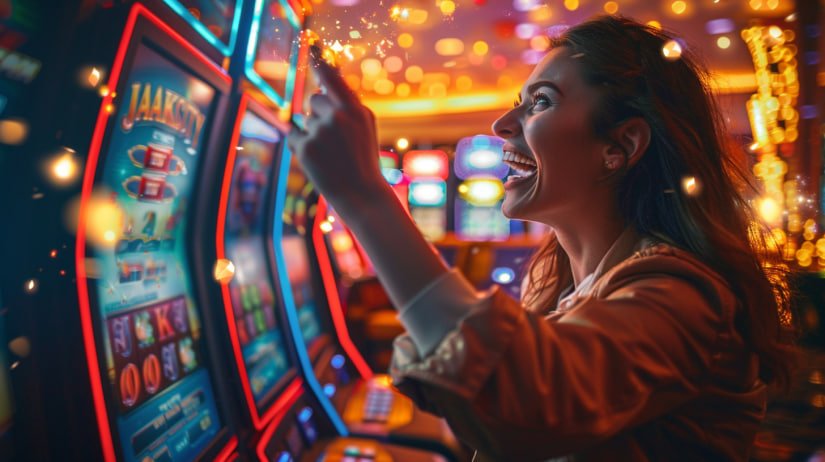 Menu fitur bonus dan pengaturan taruhan dalam slot Relax Gaming